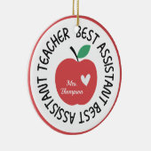Speciaal assistent-Ornament van de leraar Keramisch Ornament (Rechts)