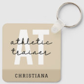 Speciaal Athletic Trainer AT Sleutelhanger (Achterkant)