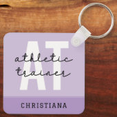 Speciaal Athletic Trainer AT Sleutelhanger (Achterkant)