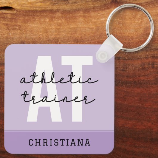 Speciaal Athletic Trainer AT Sleutelhanger (Achterkant)