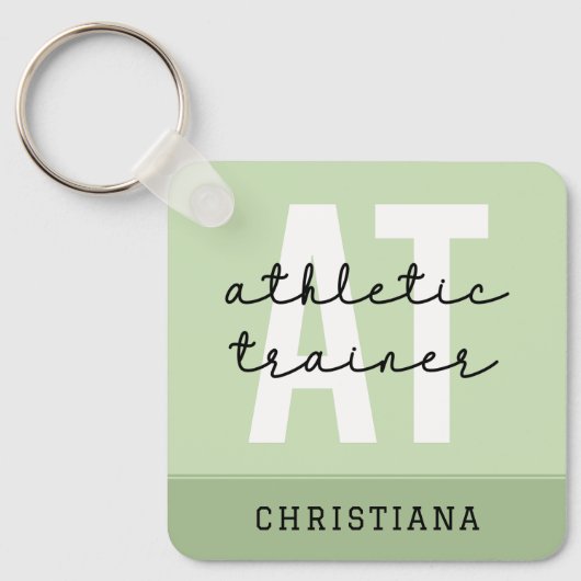 Speciaal Athletic Trainer AT Sleutelhanger (Voorkant)