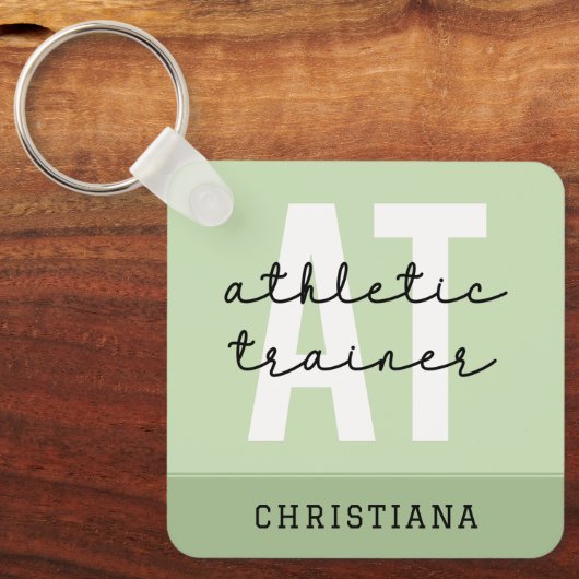 Speciaal Athletic Trainer AT Sleutelhanger (Voorkant)
