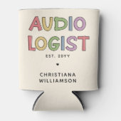 Speciaal audioloog Audiology Afstuderen Gift Blikjeskoeler (Voorkant)