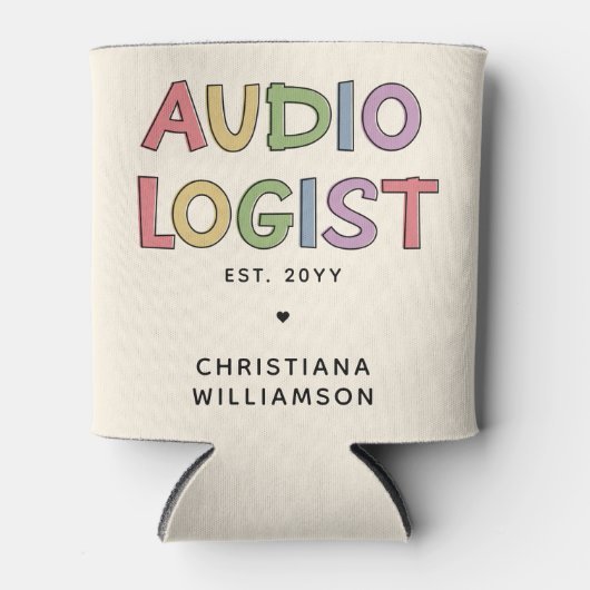 Speciaal audioloog Audiology Afstuderen Gift Blikjeskoeler (Voorkant)