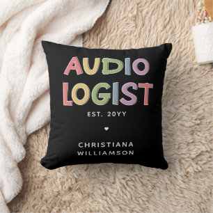 Speciaal audioloog Audiology Afstuderen Gift Kussen