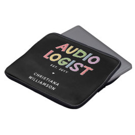Speciaal audioloog Audiology Afstuderen Gift Laptop Sleeve
