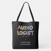 Speciaal audioloog Audiology Afstuderen Gift Tote Bag (Achterkant)