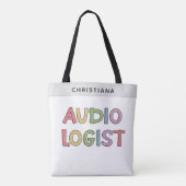 Speciaal audioloog Audiology Afstuderen Gift Tote Bag (Achterkant)