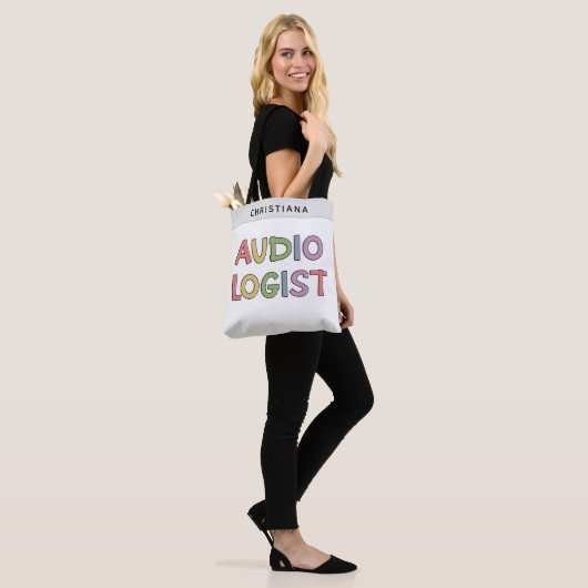 Speciaal audioloog Audiology Afstuderen Gift Tote Bag (Op model)