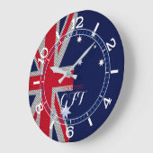 Speciaal Australisch vlaggenontwerp-koolstofchrome Grote Klok (Hoek)