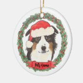 Speciaal Australische Shepherd Keramisch Ornament (Links)