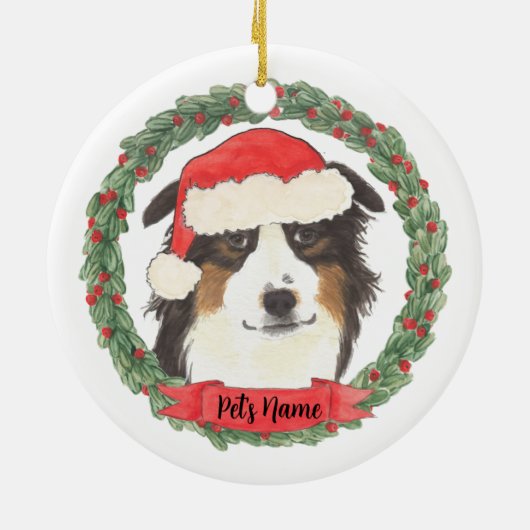 Speciaal Australische Shepherd Keramisch Ornament (Achterkant)