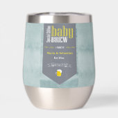Speciaal Baby Brew Bier Label Funny Shower (Achterkant)