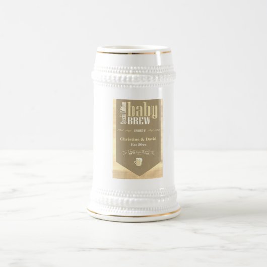 Speciaal Baby Brew Bier Label Funny Shower Bierpul (Center)