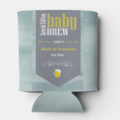 Speciaal Baby Brew Bier Label Funny Shower Blikjeskoeler (Achterkant)