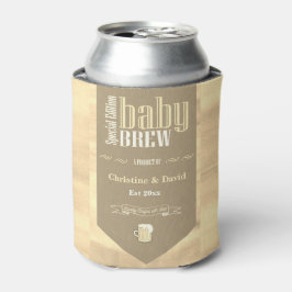 Speciaal Baby Brew Bier Label Funny Shower Blikjeskoeler
