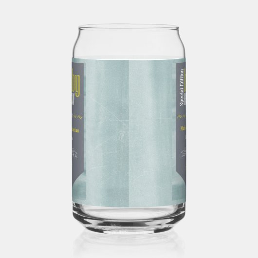 Speciaal Baby Brew Bier Label Funny Shower Blikvorm Glas (Rechts)