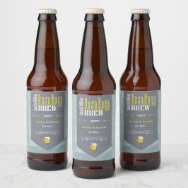 Speciaal Baby Brew Bier Label Funny Shower Etiket