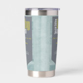 Speciaal Baby Brew Bier Label Funny Shower Geïsoleerde Drinkbeker (Links)