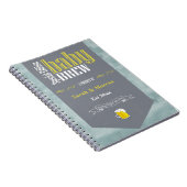 Speciaal Baby Brew Bier Label Funny Shower Notitieboek (Rechterzijde)