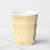 Speciaal Baby Brew Bier Label Funny Shower Papieren Bekers (Rechts)