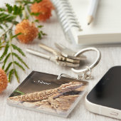 Speciaal Baby gebogen dragon Lizard Sleutelhanger (Voorkant Rechts)