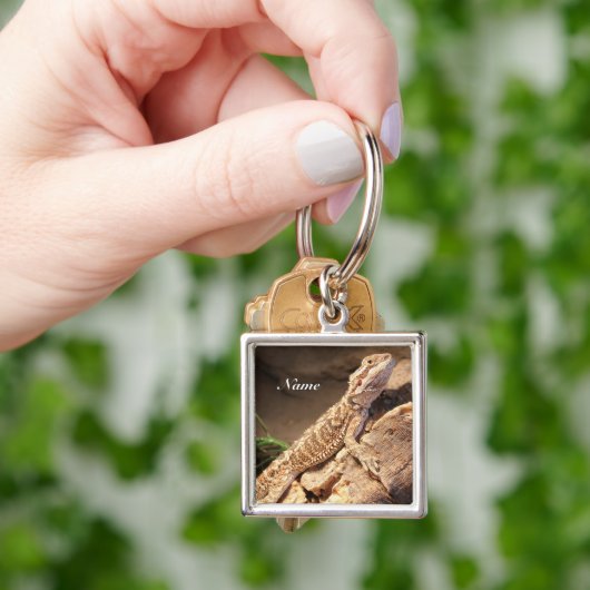 Speciaal Baby gebogen dragon Lizard Sleutelhanger (Hand)