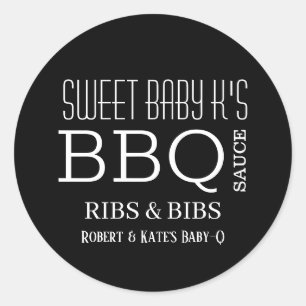 Speciaal Baby-Q-saus label