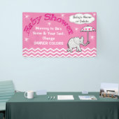 Speciaal Baby shower banner voor meisjes (Beurs)