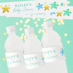 Speciaal Baby shower Twinkle Little Star Waterfles Etiket