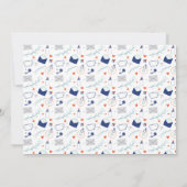 Speciaal Baby shower van de Levering per post Uitn Kaart (Achterkant)