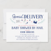 Speciaal Baby shower van de Levering per post Uitn Kaart (Voorkant)