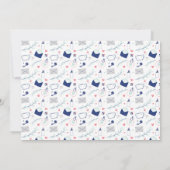 Speciaal Baby shower van de Levering per post Uitn Kaart (Achterkant)