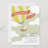 Speciaal Baby shower van levering Uitnodiging - jo (Voorkant)