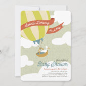 Speciaal Baby shower van levering Uitnodiging - jo (Voorkant)