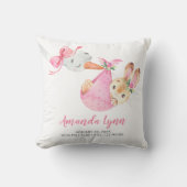 Speciaal Baby shower voor bezorgingswinkels Kussen (Voorkant)