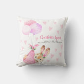 Speciaal Baby shower voor Bunny Rabbit Kussen (Voorkant)