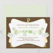 Speciaal Baby shower voor groene leveringswinkels Kaart (Voorkant / Achterkant)