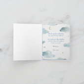  speciaal Baby shower voor leveringswinkels Bedankkaart (Binnen)