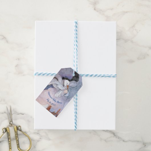  speciaal Baby shower voor leveringswinkels Cadeaulabel (Met Touw)