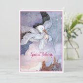  speciaal Baby shower voor leveringswinkels Kaart (Staand voorkant)