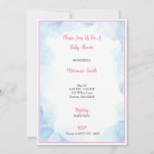  speciaal Baby shower voor leveringswinkels Kaart (Achterkant)