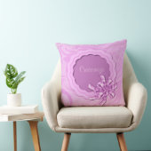 Speciaal babymeisje Roze Lijst Pillow Kussen (Stoel)