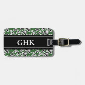 Speciaal bagagelabel met golfballdesign (Voorkant horizontaal)