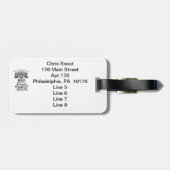 Speciaal Bagagelabel Stijl A - 176 (Achterkant horizontaal)