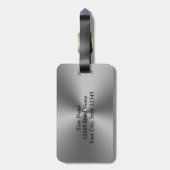 Speciaal bagagelabel voor het transport van zilver (Achterkant verticaal)