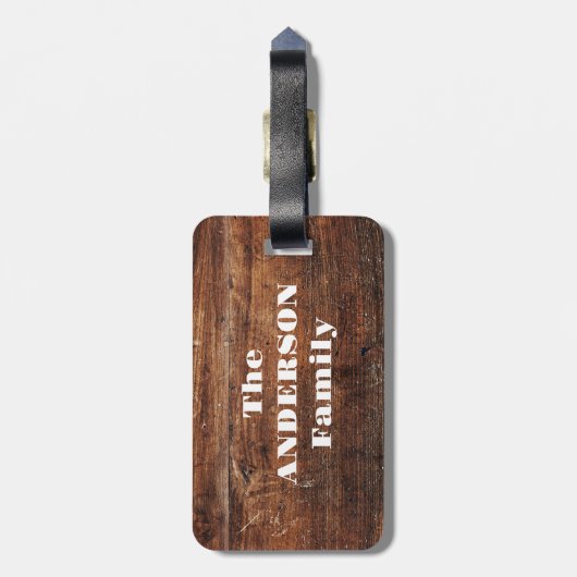 Speciaal Bagagelabel voor robuust ontwerp (Achterkant verticaal)