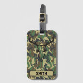 Speciaal Bagagelabel Woodlands Camouflage (Voorkant (verticaal))