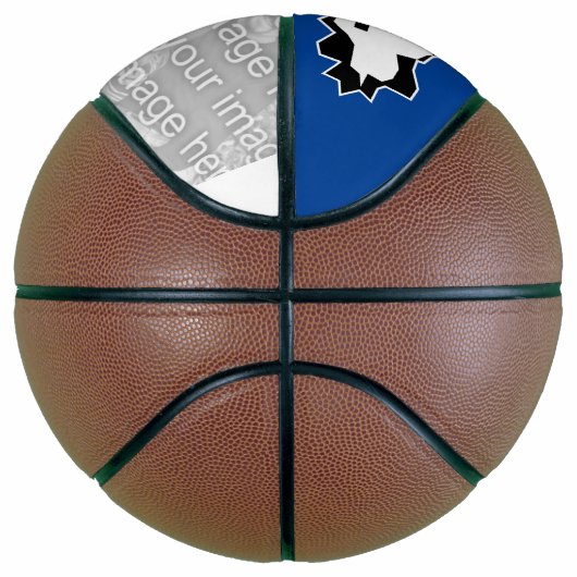 Speciaal basketbal met aangepaste foto (Rechts)