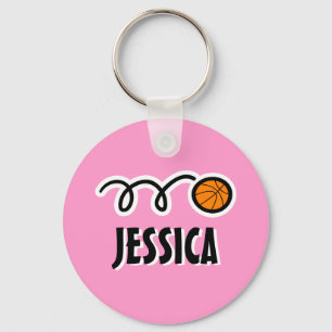 Speciaal basketbal sleutelhanger voor meisjes
